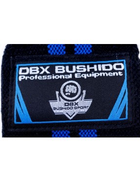 Гъвкави боксови ленти за китка DBX Bushido - 60 см, черно/синьо