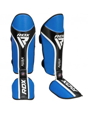 Протектори за крака RDX AURA PLUS T-17 - черен - син цвят