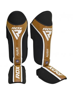 Протектори за крака RDX AURA PLUS T-17 - черен - златен цвят