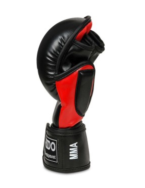 Ръкавици за ММА и спаринг DBX Bushido MAGA - черен/червен ARM-2011