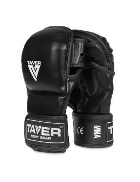 Ръкавици за ММА и спаринг TAVER - T-2011 - черни Ръкавици за ММА и спаринг TAVER - T-2011 - черни