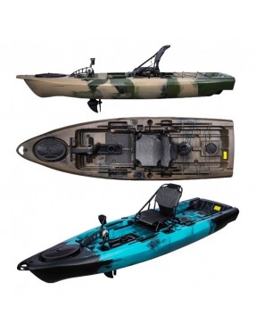 Риболовен каяк с педали – Scorpio Fish BIG 12 – 3.28 метра – Едноместен