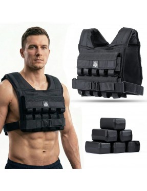 Тренировъчна жилетка с тежести DBX Bushido - 20 kg W20B6