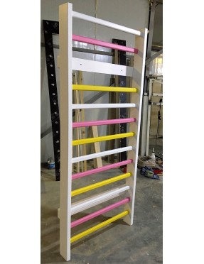 Шведска стена за гимнастика - 230 x 80 см - 14 стъпала